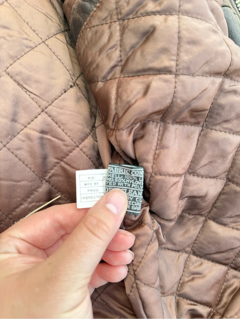 Harley-Davidson Distressed Brown Leather Bomber Jacket